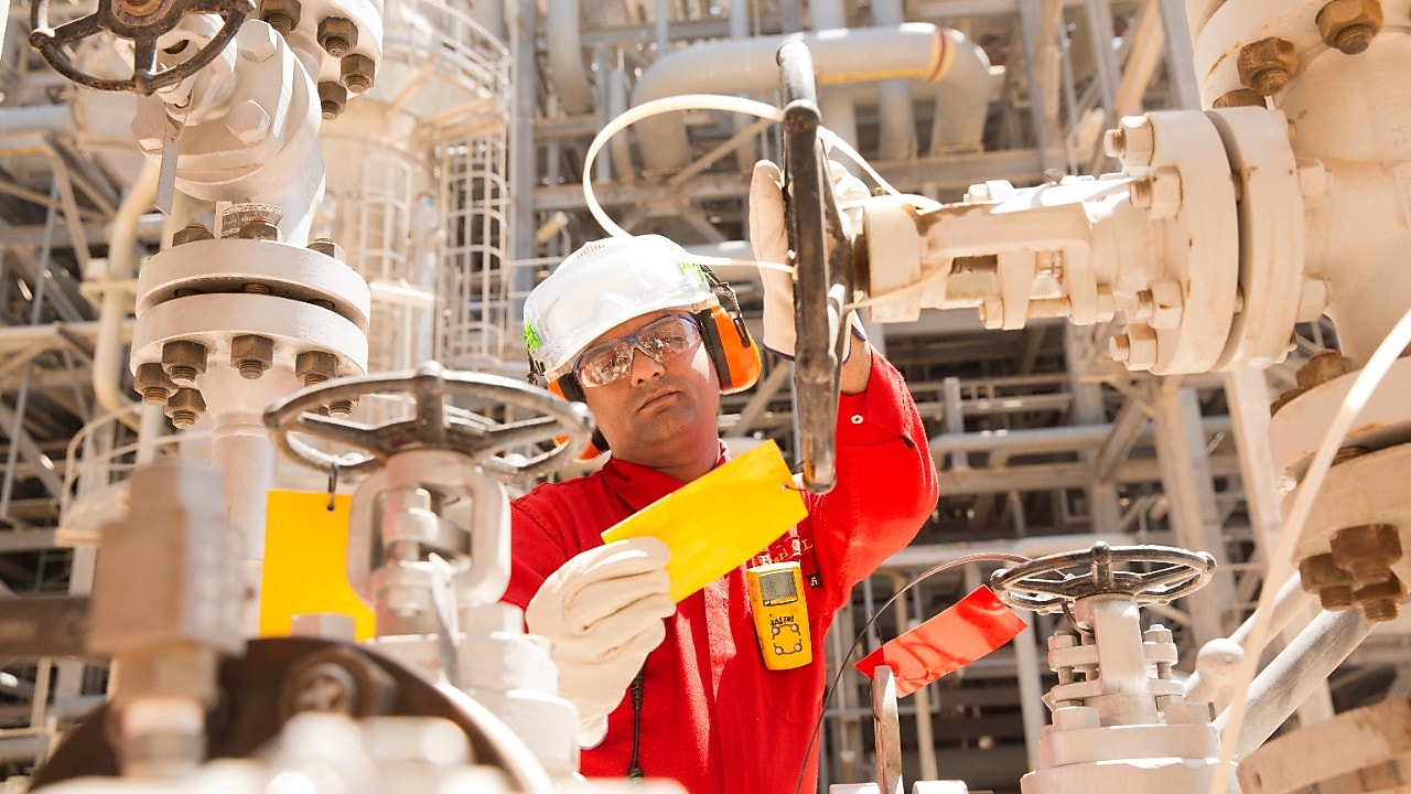 Een Shell-operator checkt de installatie