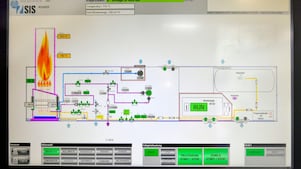 Deskundigen volgen in de mobiele unit het hele proces nauwlettend