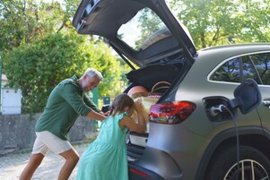 Elektrische auto voor de reis