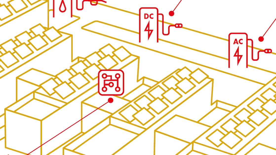 Het microgrid bij de ETCA (Beeld: Danki)
