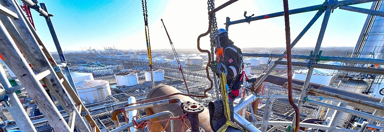 Groot onderhoud Shell Pernis