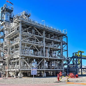 De Market Development Upgrader op Shell Chemicals Park Moerdijk