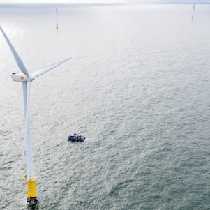 "Vogelvluchtfoto" van Shell NoordzeeWind (Foto: Stuart Conway)