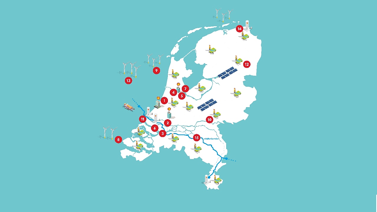 Shell plannen in Nederland