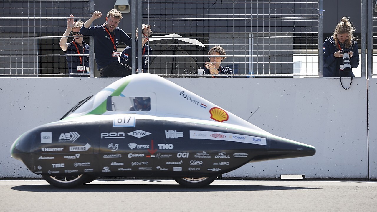 Shell Eco-marathon op het circuit van Assen