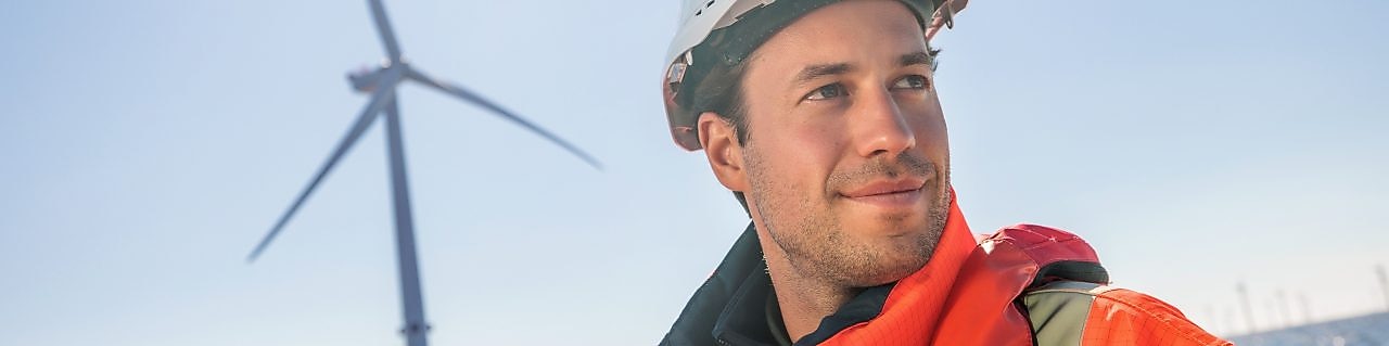 Shell NL employee at Blauwwind offshore wind farm Borsselle III & IV