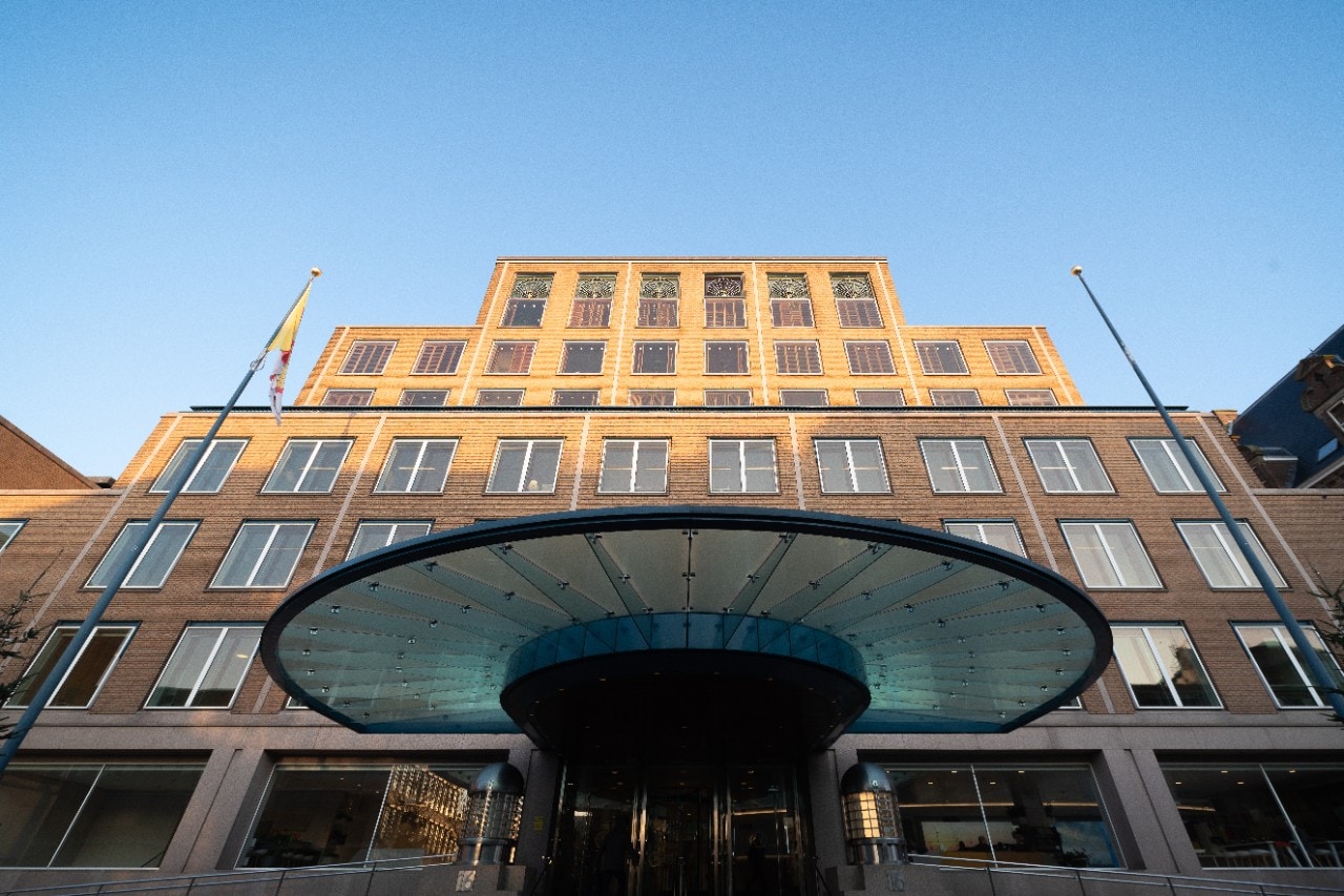 Hoofdkantoor Shell Nederland: de Shell Campus Den Haag aan de Carel van Bylandtlaan. Creditvermelding "Shell/Thomas Fasting" verplicht bij publicatie. Beeld mag alleen voor redactionele doeleinden worden gebruikt.