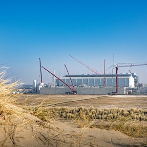 Waterstof. De Holland Hydrogen 1 op de Tweede Maasvlakte in aanbouw. Creditvermelding "Shell/Eric van Vuuren" verplicht bij publicatie. Beeld mag alleen voor redactionele doeleinden worden gebruikt.