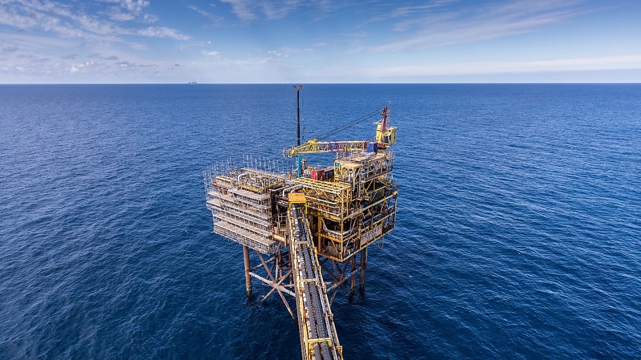 Shearwater-platform in de Noordzee