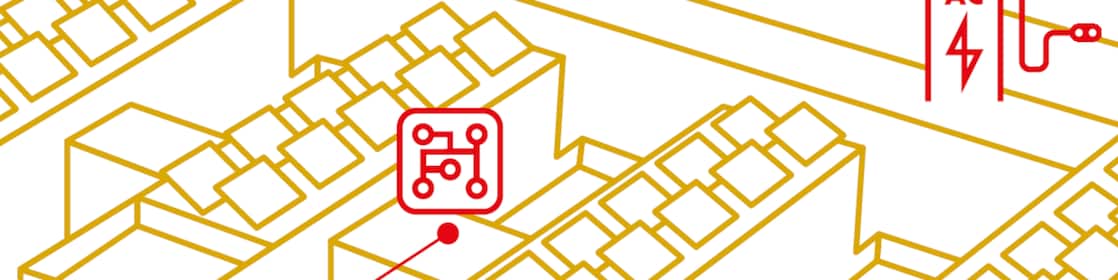 Het microgrid bij de ETCA (Beeld: Danki)