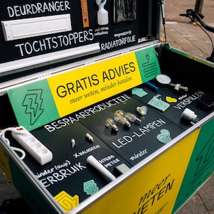 De toolbox in de bakfiets van De EnergieWending