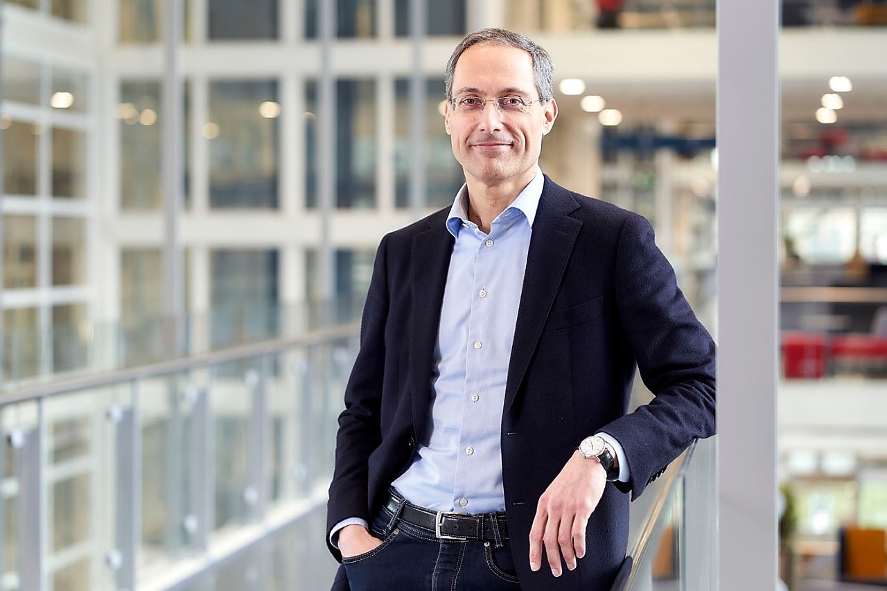 Yuri Sebregts, portrayed at the Energy Transition Campus Amsterdam