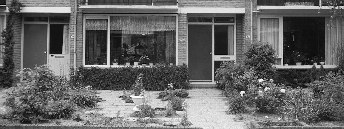 Doorzonwoning (Foto: Regionaal Archief Alkmaar)