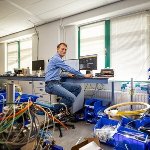 Laurens van Vliet, Chief Operations Officer and System Engineer at Newton Energy Solutions (Foto: Christian Kalse)