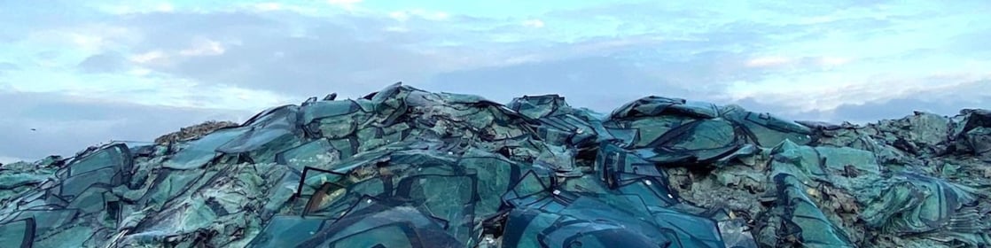 Afvalberg PVB (Foto: Leadax)