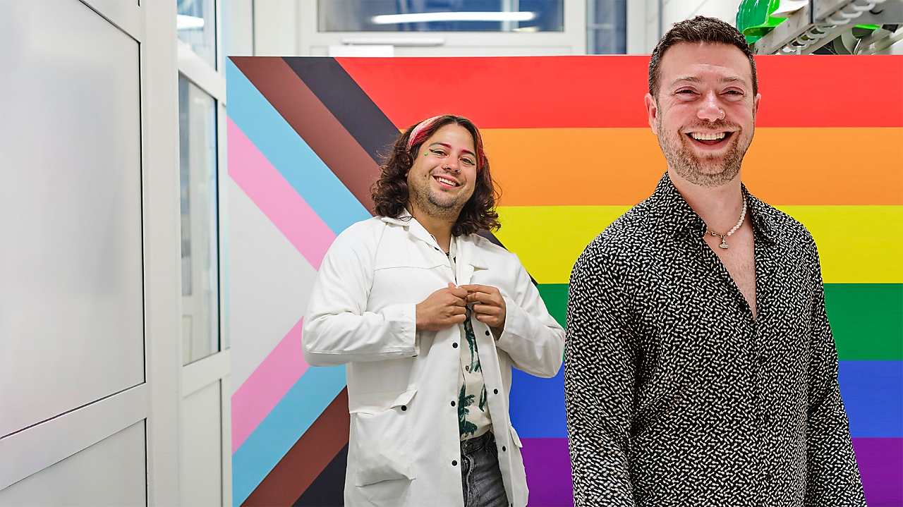 Alex en Dylan van Pink Pearl (Beeld: Lars van den Brink/Jelle Hoogendam)