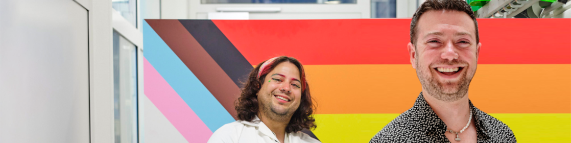 Alex en Dylan van Pink Pearl (Beeld: Lars van den Brink/Jelle Hoogendam)