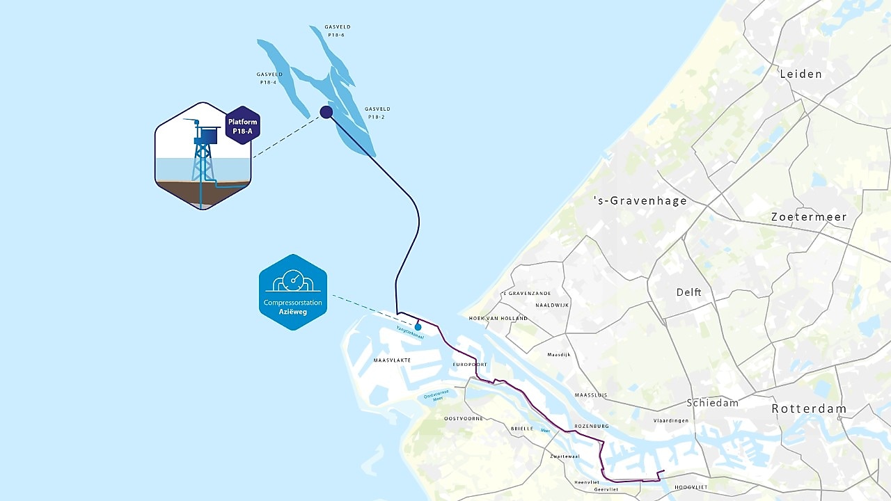Site van Porthos op de Tweede Maasvlakte (Beeld: Porthos CO2)