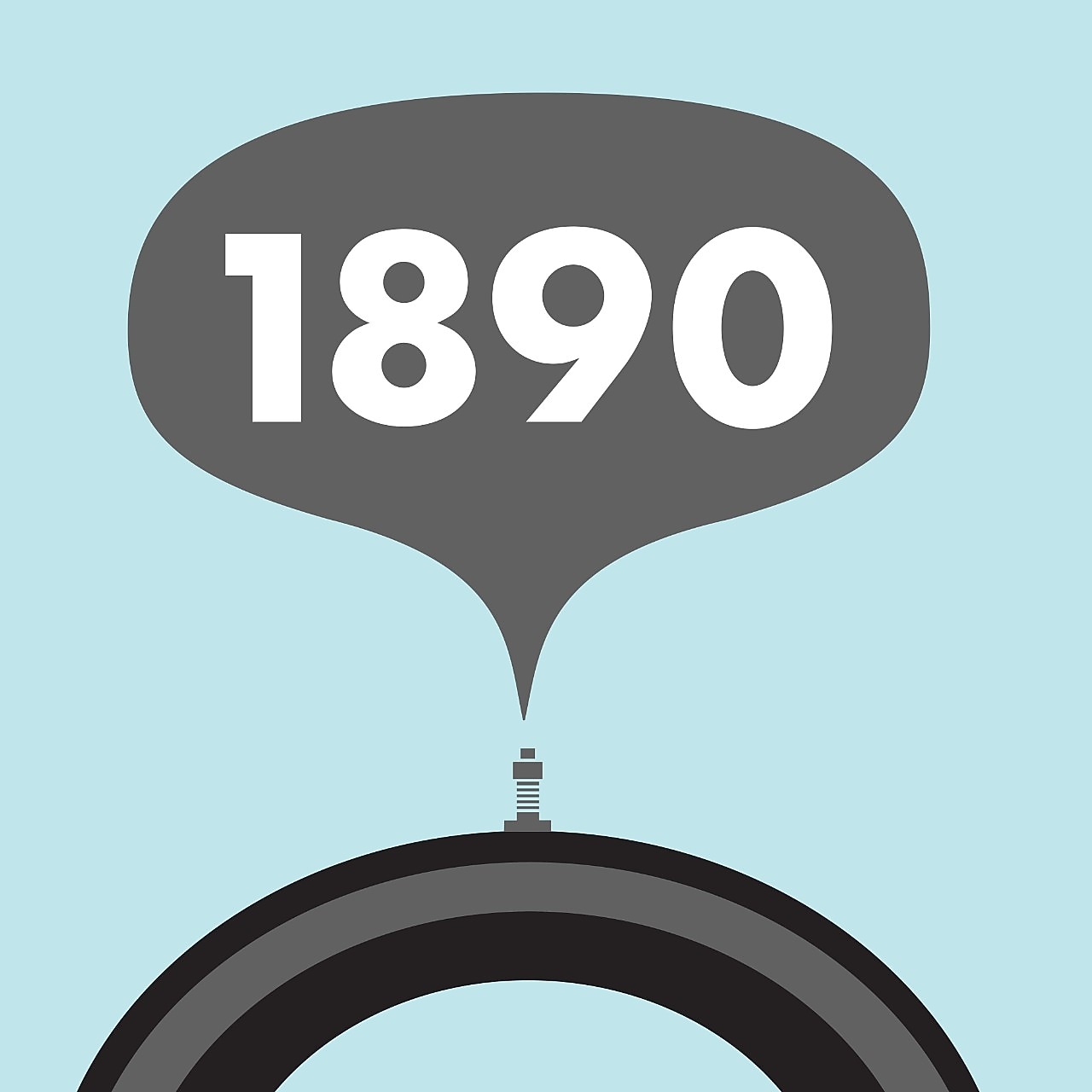 Het getal 1890 (Beeld: Jelle Hoogendam)