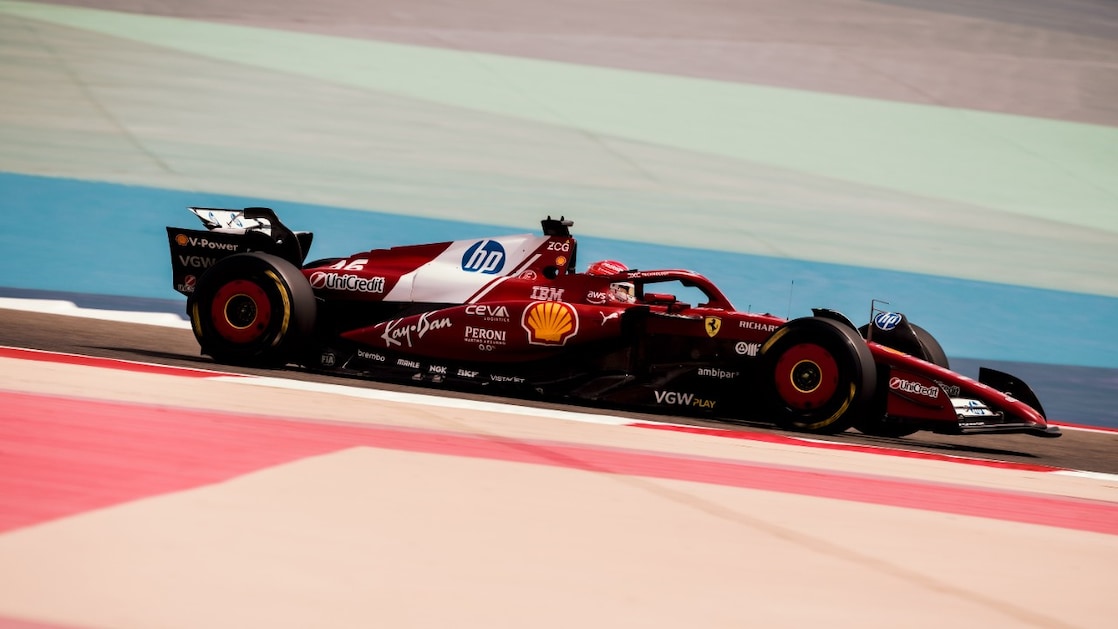 Wagentest in Bahrain, 2025 (Foto: Callo Albanese / Scuderia Ferrari)