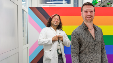 Alex en Dylan van Shells Pink Pearl