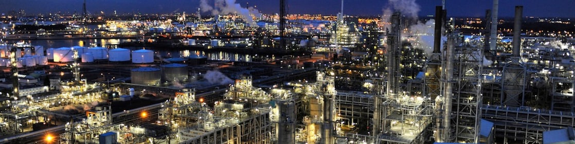 Shell Energy and Chemicals Park Rotterdam in Pernis