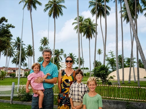 The De Wit family in Miri, Malaysia, 1990 (Photo via Henrike de Wit)