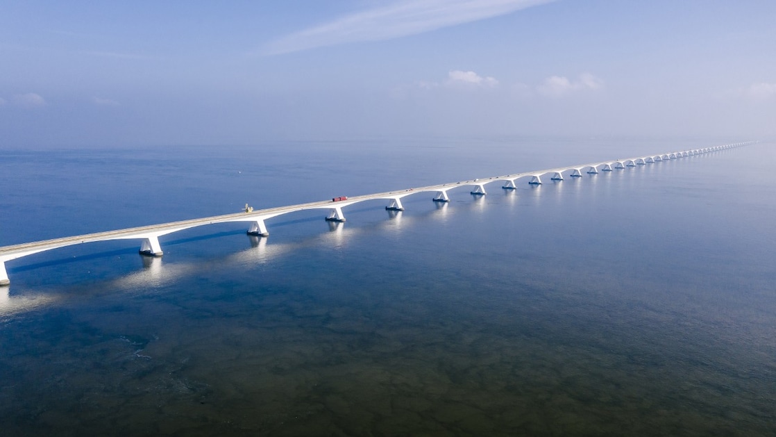 De Zeelandbrug op 29 april 2019 (Foto: Erik van 't Woud / Hollandse Hoogte / ANP)