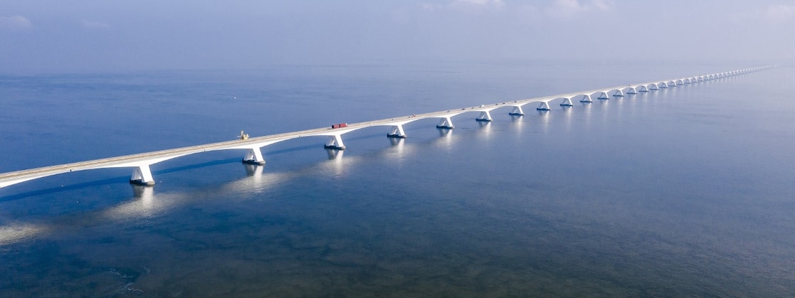 The Zeeland Bridge on 29 April 2019 (Photo: Erik van 't Woud / Hollandse Hoogte / ANP)