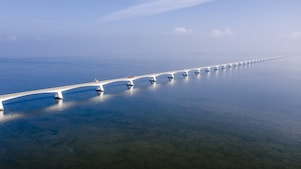 De Zeelandbrug op 29 april 2019 (Foto: Erik van 't Woud / Hollandse Hoogte / ANP)