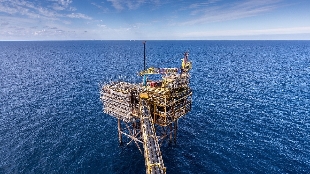 Shearwater-platform in de Noordzee