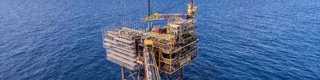 Shearwater-platform in de Noordzee