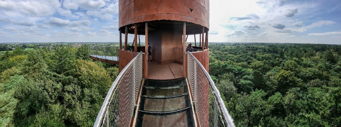 The Bosberg Tower in Friesland, the Netherlands, with a view over the Natura 2000 area of Drents-Friese Wold & Leggelderveld (Photo: Marcel Burger)