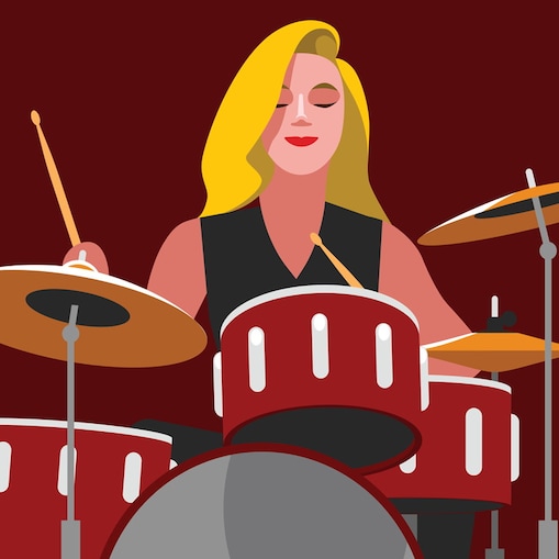 De bassist (Beeld: Jelle Hoogendam)