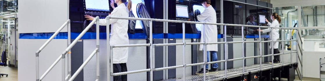 De 3D-printmachines bij ETCA in Amsterdam (Foto: ETCA)