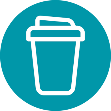 Koffiekop icoon