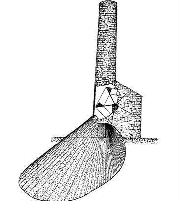 Origineel ontwerp van de "zonnetoren" van Isadoro Cabanyes