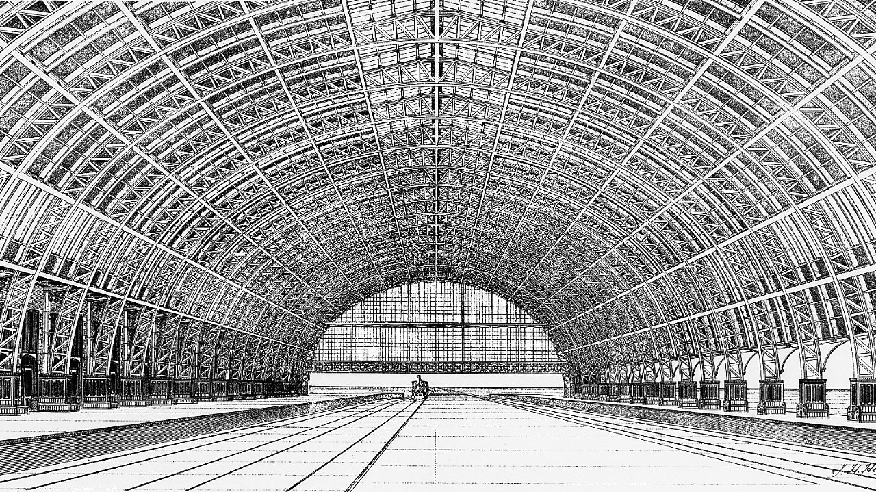 Beeld van ontwerp Amsterdam Centraal