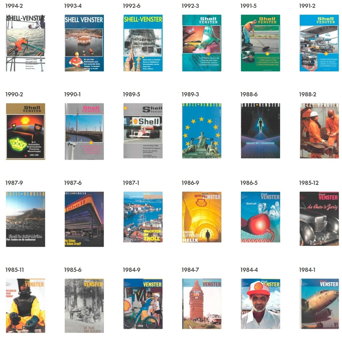 Shell Venster Magazine 1984 - 1994