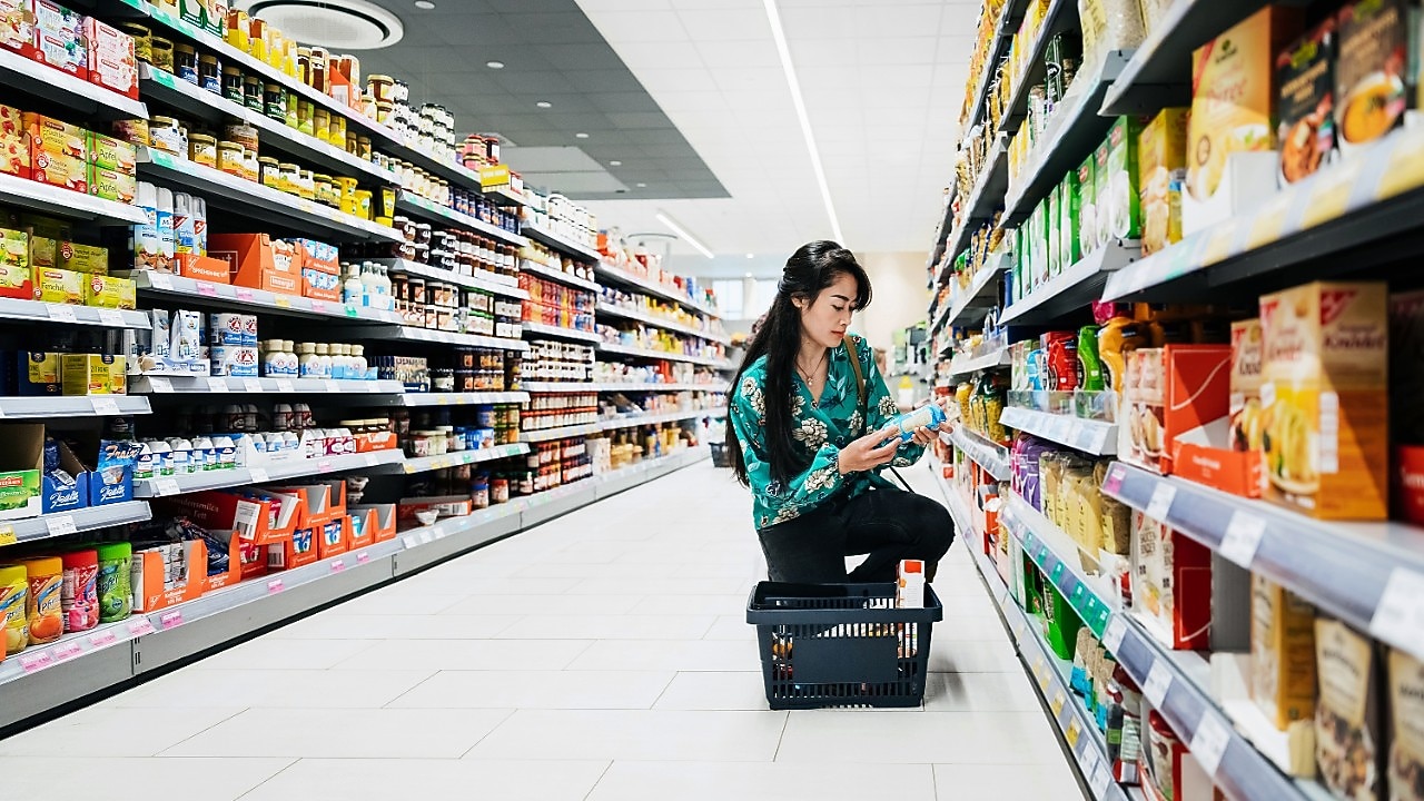 Selectie van alledaagse producten in de supermarkt (Beeld: Getty Images/Tom Werner)