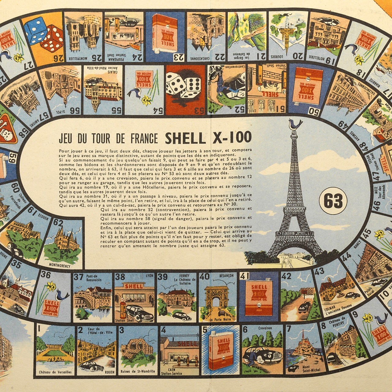 Tour de Shell (Beeld: Shell Historical Heritage & Archive, Den Haag)