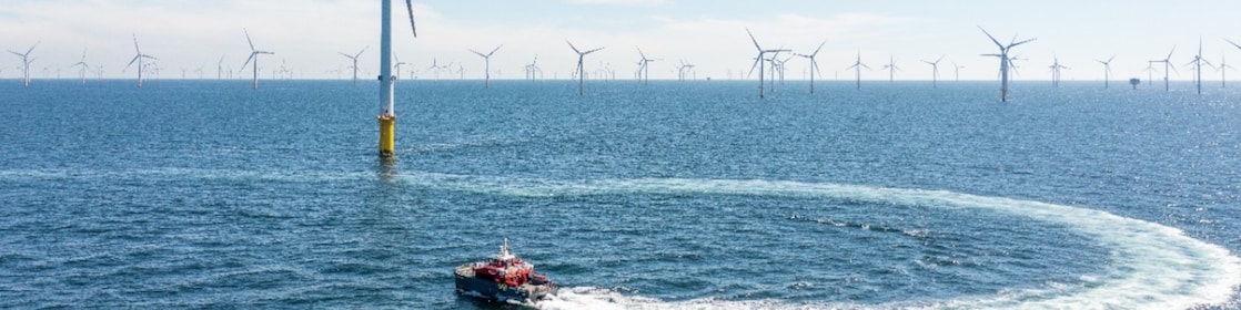 Windpark Borssele III & IV voor de kust van Zeeland (Foto: Stuart Conway/Shell International)