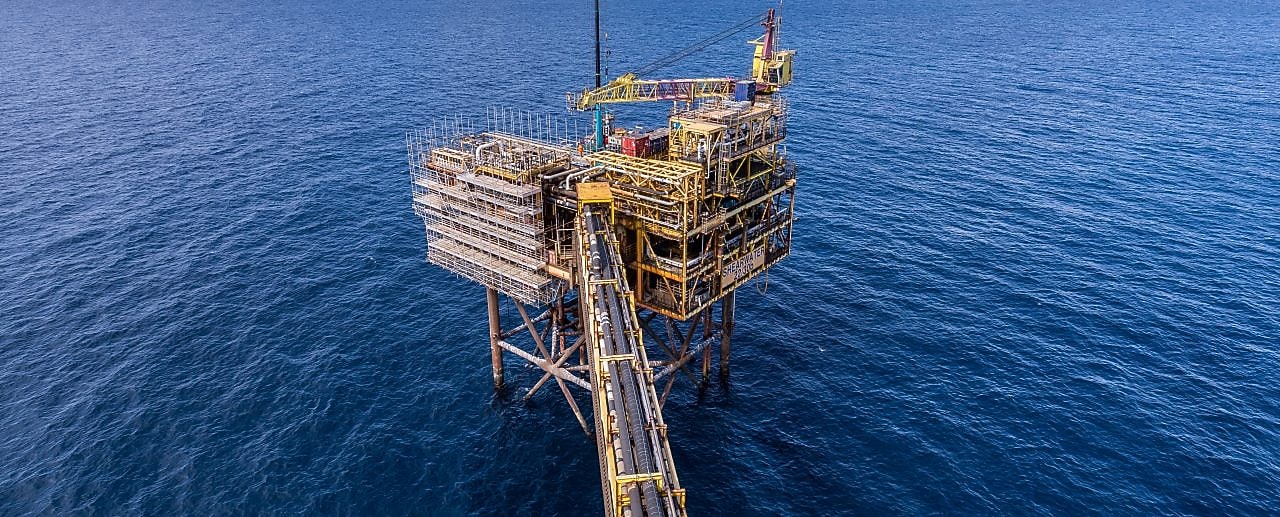 Shearwater-platform in de Noordzee