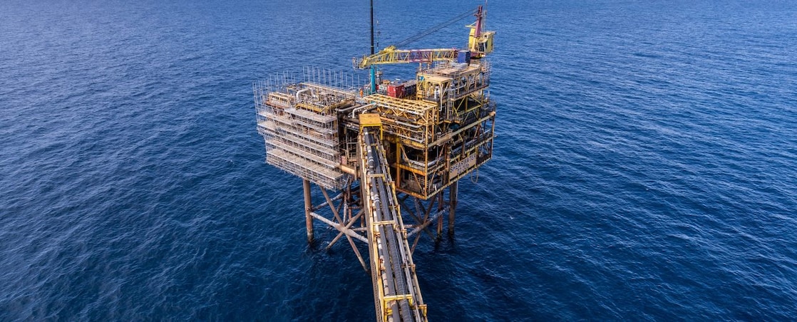 Shearwater-platform in de Noordzee
