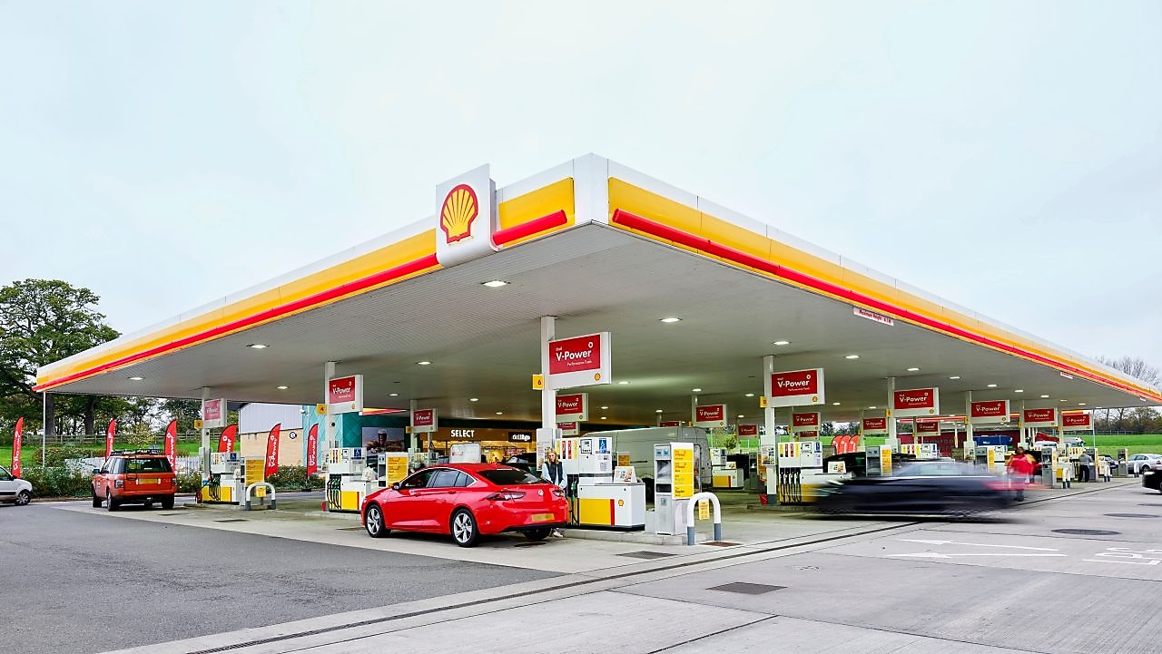 Shell-station