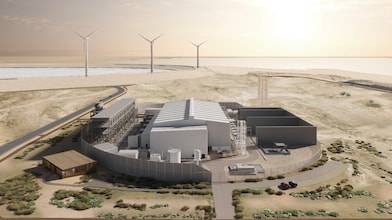 Windpark CrossWind in aanbouw (Beeld: Plotvis)