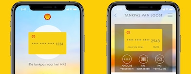 De Shell Fleet App op de mobiel