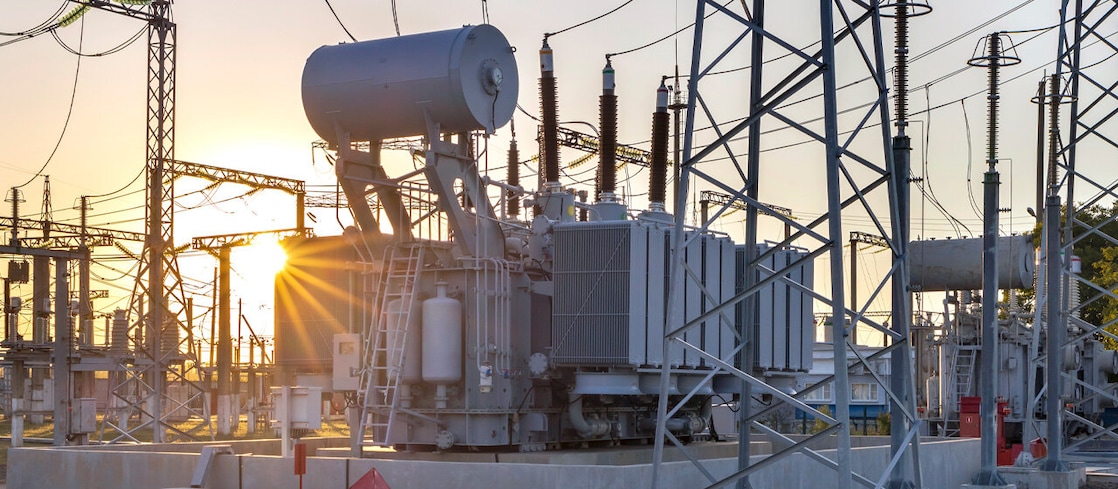 Een elektriciteitscentrale