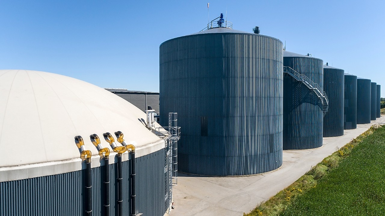 Shell Biogas in Holsten, Denemarken (Foto: Claus Haagensen)