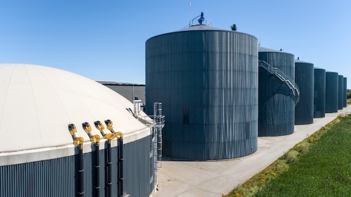 Shell Biogas in Holsten, Denemarken (Foto: Claus Haagensen)